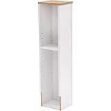 武田コーポレーション 17×15×70.5cm ラック・トイレ収納・スリム オーク・ホワイト ヴィンテージ調トイレ収納ラック H3-VTS17OAK