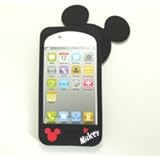 iPhoneケース ミッキーマウス かくれんぼ ブラック ディズニー
