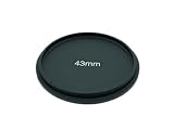 【忍者フード】バッグの中で外れないアルミ合金製ネジ込み式レンズキャップ (43mm)
