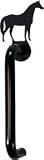 Village Wrought Iron DHP-A-68 Horse Door Handle by Village Wrought Iron