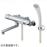 カクダイ サーモスタットシャワー混合栓 節湯型 壁付タイプ 断熱構造式 逆流防止機能・シャワーホース付 173-059