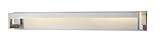 z-lite 1925 – 48 V-bn-led Linc – 48 " 38 W 1 LED Bath Vanity、つや消しニッケル磨りガラス
