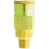 Milton Industries - 1/4 NPT Male Tru-Flate/Parker T Style Coupler 1 pack by Milton Industries