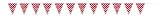Ruby Red Dots Flag Banner by Unique Party