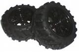 2 Pc Rubber Tire And Rim For X Missle おもちゃ (並行輸入)