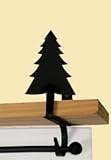 Home Decor Accent Pine Tree Silhouette Curtain Shelf Brackets