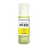 【インク革命】 Canon用 PFI-050Y 互換インクボトル 顔料 イエロー 70ml キヤノン インク PFI-050 シリーズ 【日本企業】 対応機種：TC-20 / TC-20M
