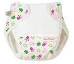 Imse Vimse Organic Cotton Diaper Cover - Preemie WHITE by Imse Vimse