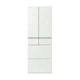 日立 冷蔵庫 幅65cm 540L ピュアホワイト R-HWC54T W 6ドア フレンチドア 大容量 まるごとチルド スマートフォン連携