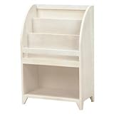 マガジンラック(本棚/雑誌収納棚) 木製 幅48cm×奥行27cm シャビーシック MCC-6189AW アンティークホワイト(白)【代引不可】 生活用品 インテリア 雑貨 インテリア 家具 収納家具 ブックシェルフ 本棚 [並行輸入品]