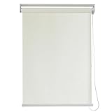 グラムスタイル ロールスクリーン 非遮光 UVカット 日本製 オーダーメイド サイズ指定無料 ロールカーテン 幅90cm 丈60cm ミルキーアイボリー