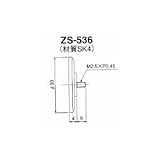 テクロック (TECLOCK) フラット測定子 ZS-536