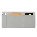 ノートPC用外付けホルダー | 3ポケットスマホ整理オーガナイザー - 自己接着式ハブオーガナイザー ケーブル バッテリー フォン カード 収納 旅行 仕事 家庭向け