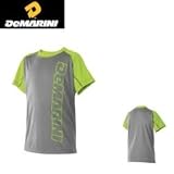 DeMarini Youth庭作業垂直WordmarkトレーニングTシャツ、グレー/グリーン、L