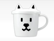 SoftBank 白戸家 お父さん フタ付き マグカップ ☆非売品☆ ソフトバンク