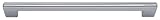 Atlas Homewares A829-MC 8-1/4-Inch Euro-Tech Collection Round Rail Pull, Matte Chrome [並行輸入品]