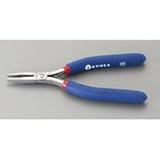 エスコ 170mm精密用プライヤー(ESD/平/バネ付) EA537T-6