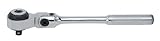Stanley Proto J4757F 1/4-Inch Drive Flex Head Ratchet, 6-37/64-Inch by Stanley-Proto