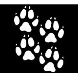 2016新しいAdesivos De Parede 20 cm * 16 cm犬Footprints Funny Carステッカー子供部屋壁アートホーム装飾赤ちゃん保育園子供ビニール
