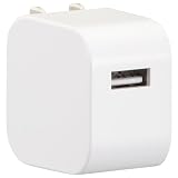 オーム(OHM) USB ACアダプター Type-A 1ポート 1A ホワイト HS-AU11E-W 00-7085 オーム電機