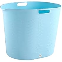 簡易浴槽 ホワイト・ブルー Amazon | 浴槽 簡易浴槽 プラスチック折りたたみ燻蒸浴槽 SPA お