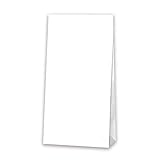 シモジマ ヘイコー 角底 紙袋 No.4 シロ 13x8x23.5cm 100枚 004052400