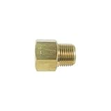 アソー:ASOH 黄銅製 変換内外ソケット 外NPT1/4×内PT1/4 NF-3122 型式:NF-3122