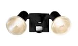 Steinel FL300B - Dual Floodlight with Motion Sensor, Black, Energy Star Approved by Steinel