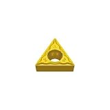 HHIP 6004-6022 TCMT/HF Triangle Positive Rake Carbide Insert, 1/4" IC, .0315" Radius [並行輸入品]
