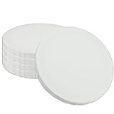 TMR.Breath G 丸形キャンバスボード 絵画教室 初心者 厚手 油絵 水彩画 アクリル画 壁飾り (20cm 5枚)