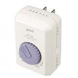 電材堂 ライトコントローラー(調光器) 20W～200W白熱電球専用 ヒューズ内蔵 PC31YAD