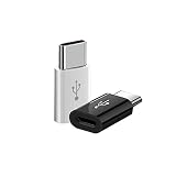 USB Type Cアダプタ 2個セット micro USB to type c 変換コネクタ 急速充電 データー転送 OTG機能 usbc コネクタ 充電 セット タイプc プラグ アダプタ ケーブル 新しいMacBook/LG G5 / HTC 10に対応 ブラック (2個セット)