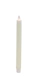 High Quality Mystique Flameless Taper Candle, 10-Inch, Ivory