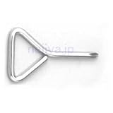 ノーブランド品 三角ドライバー 5X75(#2(+)ビット相当) (60本入り) ユニクロメッキ品