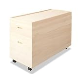 桐衣装箱(キャスター&amp;スノコ付・ひな人形収納) (幅95cm×奥行42cm×高さ61cm) HI-0037