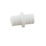 Everflow PPCP0012 1/2 Lead Free White Poly Alloy Straight Coupling With Pex Ends by Everflow Supplie