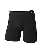 [ニッセン] RIZAP（ライザップ） はくだけ脚長補正ボクサーパンツ（美尻シルエット） 黒 LL