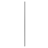 鹿ネット用支柱(黒)25ミリ×210㎝ 7626
