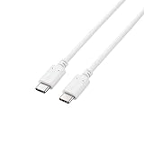 エレコム USB-C & USB-C ケーブル 100W USB PD対応 2m ホワイト 【iPhone 16 シリーズ 対応検証済】 MPA-CC5P20WH