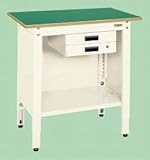 【直送品】 サカエ SAKAE 一人用作業台・高さ調整タイプ TCP-096BI