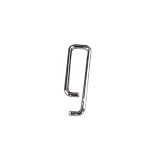 カラビナ用 バネパーツ バネ本体 10個入 アクリルカラビナ用 ばね 軽量 ニッケル シルバー ハンドメイド 材料 金具 バネ 小 板厚3mm用 線径φ1.4mm