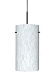 Besa Lighting 1KX-412019-LED-BR 1X6W GU24 Tondo 12 LED Pendant with Carrera Glass, Bronze Finish [並行