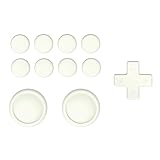 PlayVital シリコンの十字キーボタンカバーやサムグリップセット-Switch Lite対応用十字キーボタンキャップ、Switch/有機el/Switch Lite対応用ABXY方向キーボタンキャップ、ボタン保護カバー【アイボリー】