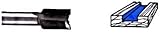 Whiteside Router Bits 1055 Straight Bit with 1/2-Inch Cutting Diameter and 2-Inch Cutting Length [並行