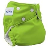 Fuzzibunz One Size Diaper Apple Green 7-35 Pounds [並行輸入品]