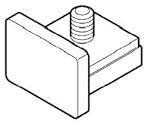 ピクチャーレール トーソー Ｌシリーズ キャップＬ1(ホワイト）