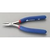 エスコ 135mm精密用プライヤー(ESD/半丸/バネ付) EA537T-5