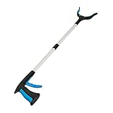 ZERONOWA マジックハンド お助け万能ロングハンド 折りたたみ つかみ棒 ゴミ拾い 楽々ハンド (ブルー)