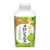 【冷蔵】森永 贅沢メロンミルク 400mlX12本