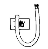 Swan MS24000HH.000 Hose Holder For Mop Sink by Swan
